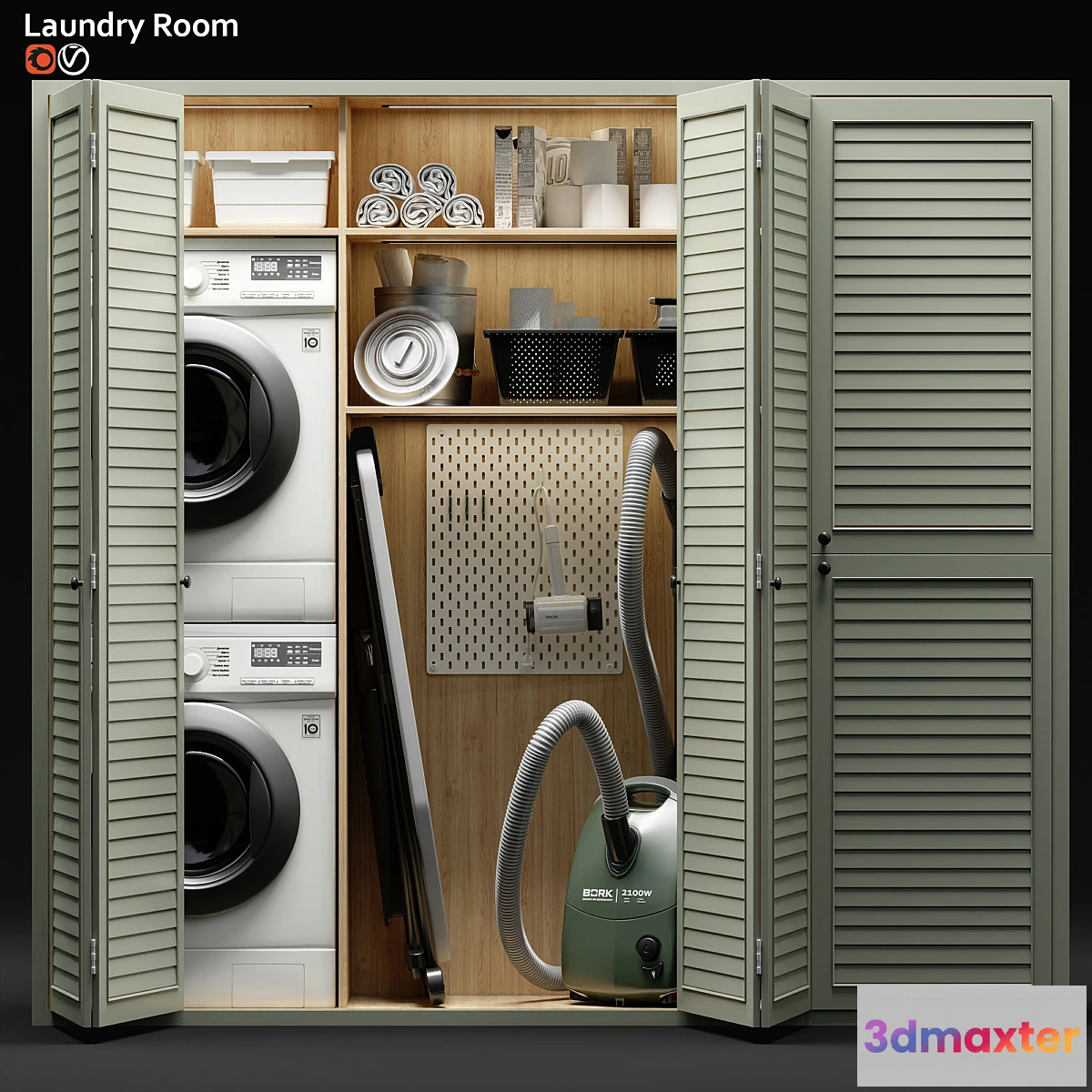 1300598 - Laundry room 08 - No.2 3D Max