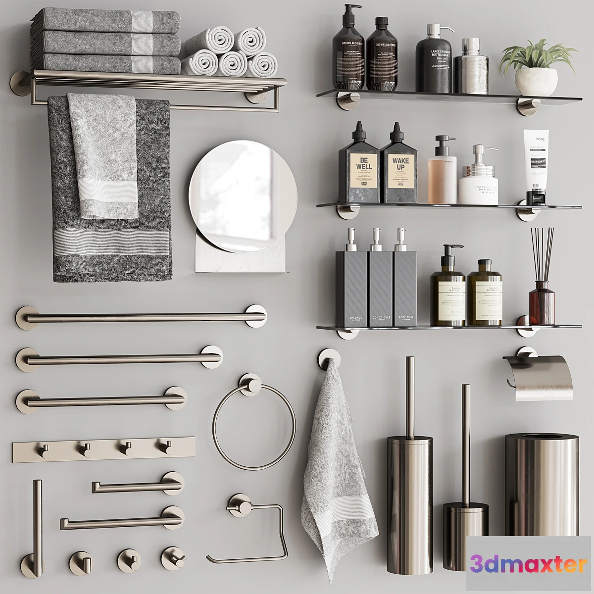 1303324 - Bathroom Accessories 87 3D Max