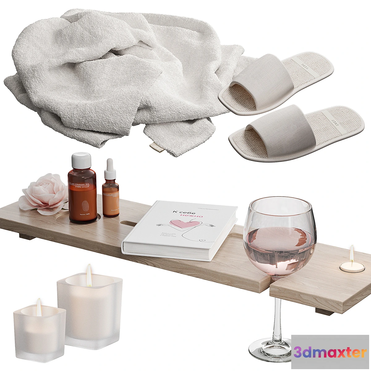 1304131 - Decorative bathroom set NG4 3D Max