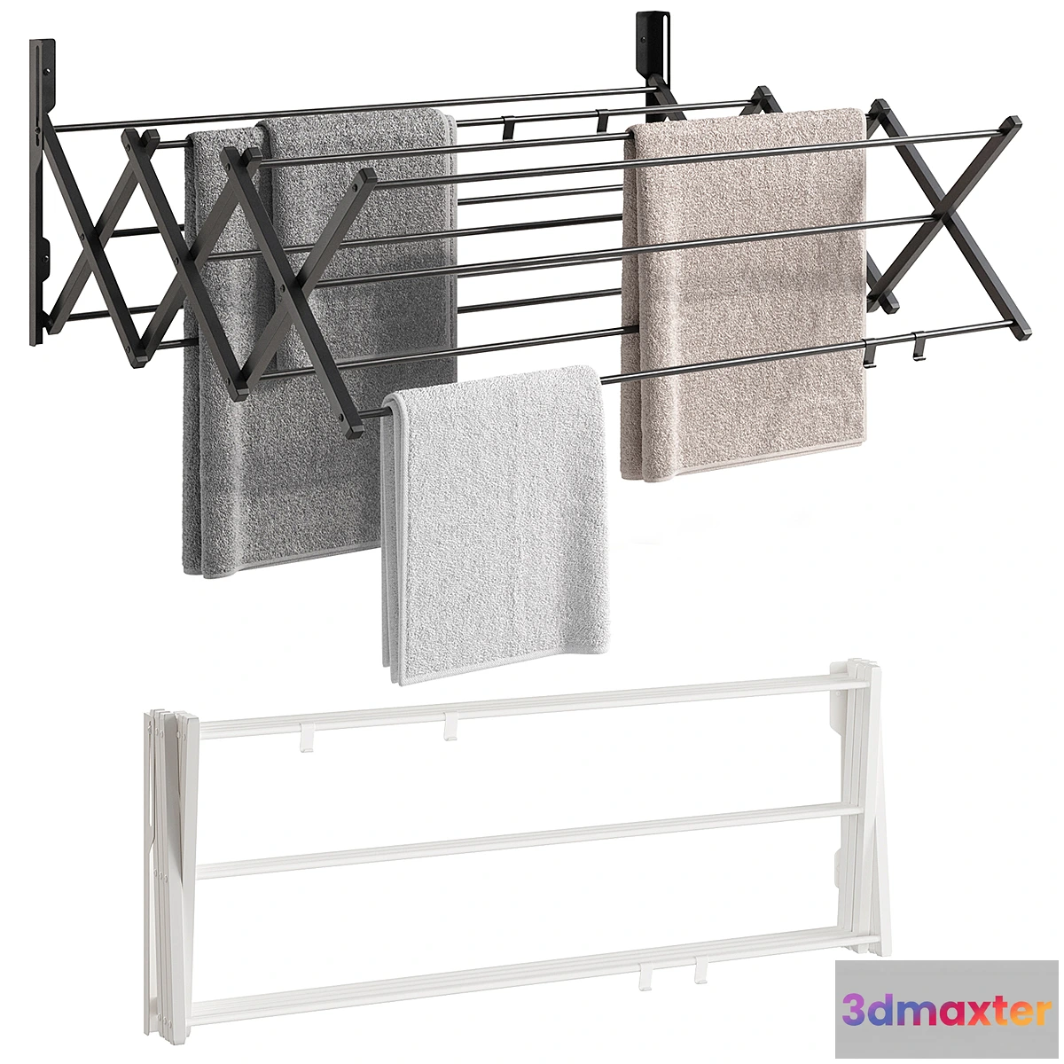 1305219 - BILMANN wall dryer in two colors 3D Max