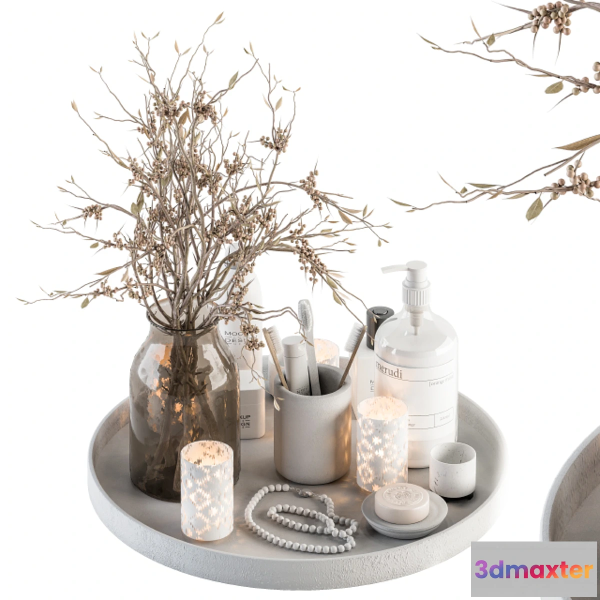 1307175 - Bathroom Decor Set 14 3D Max