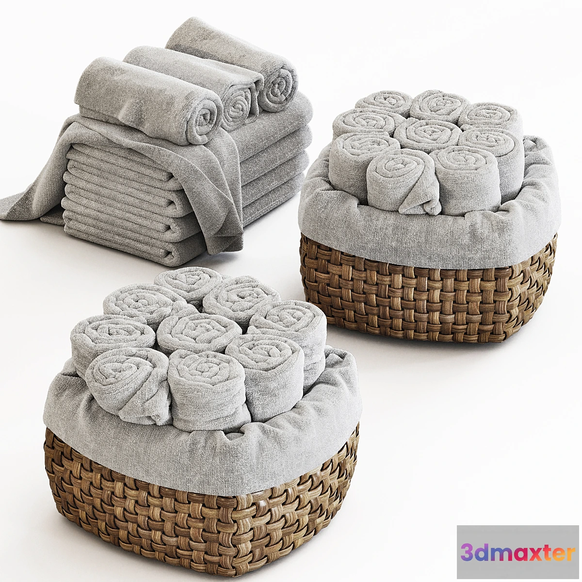 1308909 - Towels_07 3D Max