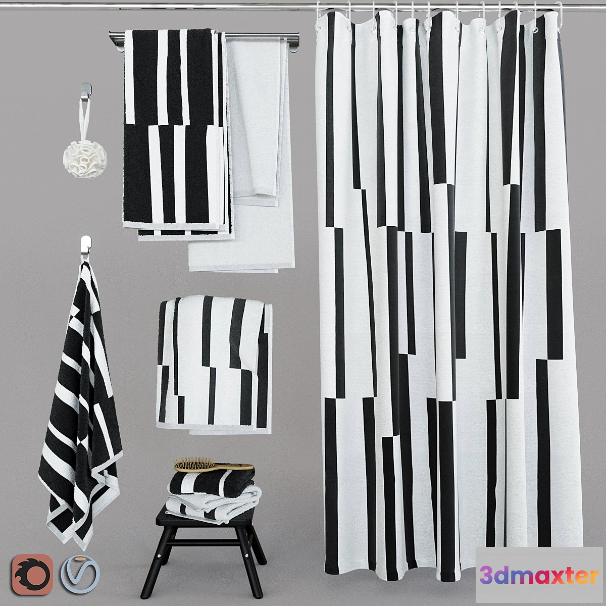 1311427 - Kinnen Bathroom Decor 3D Max