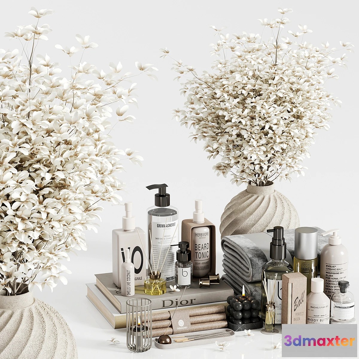 1312371 - Bathroom accessories set 20 - No.2 3D Max