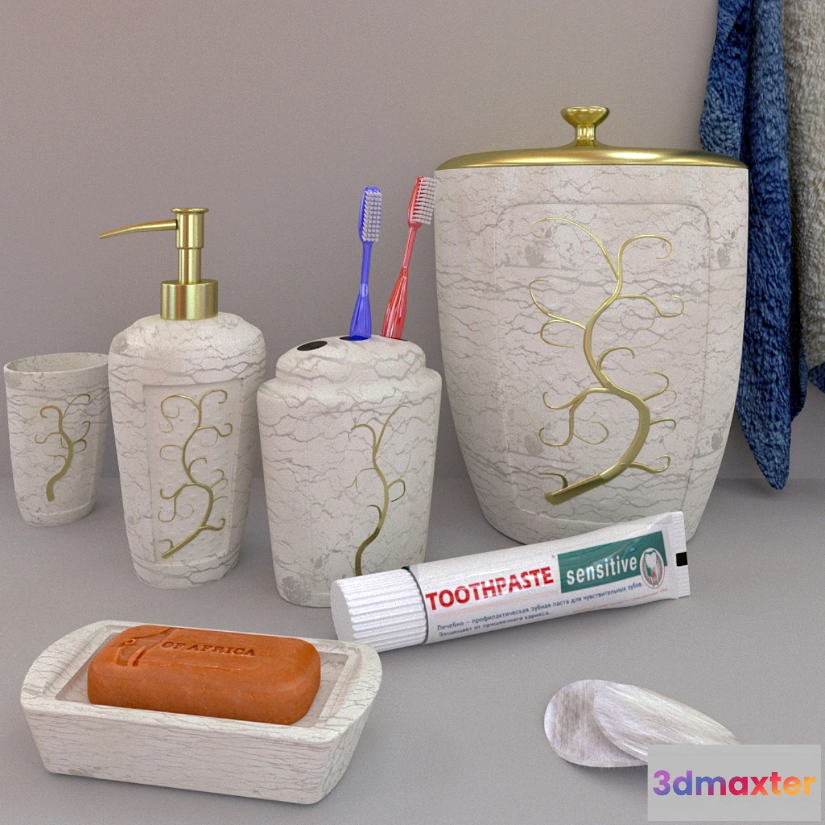 1315370 - Bathroom Set - No.4 3D Max