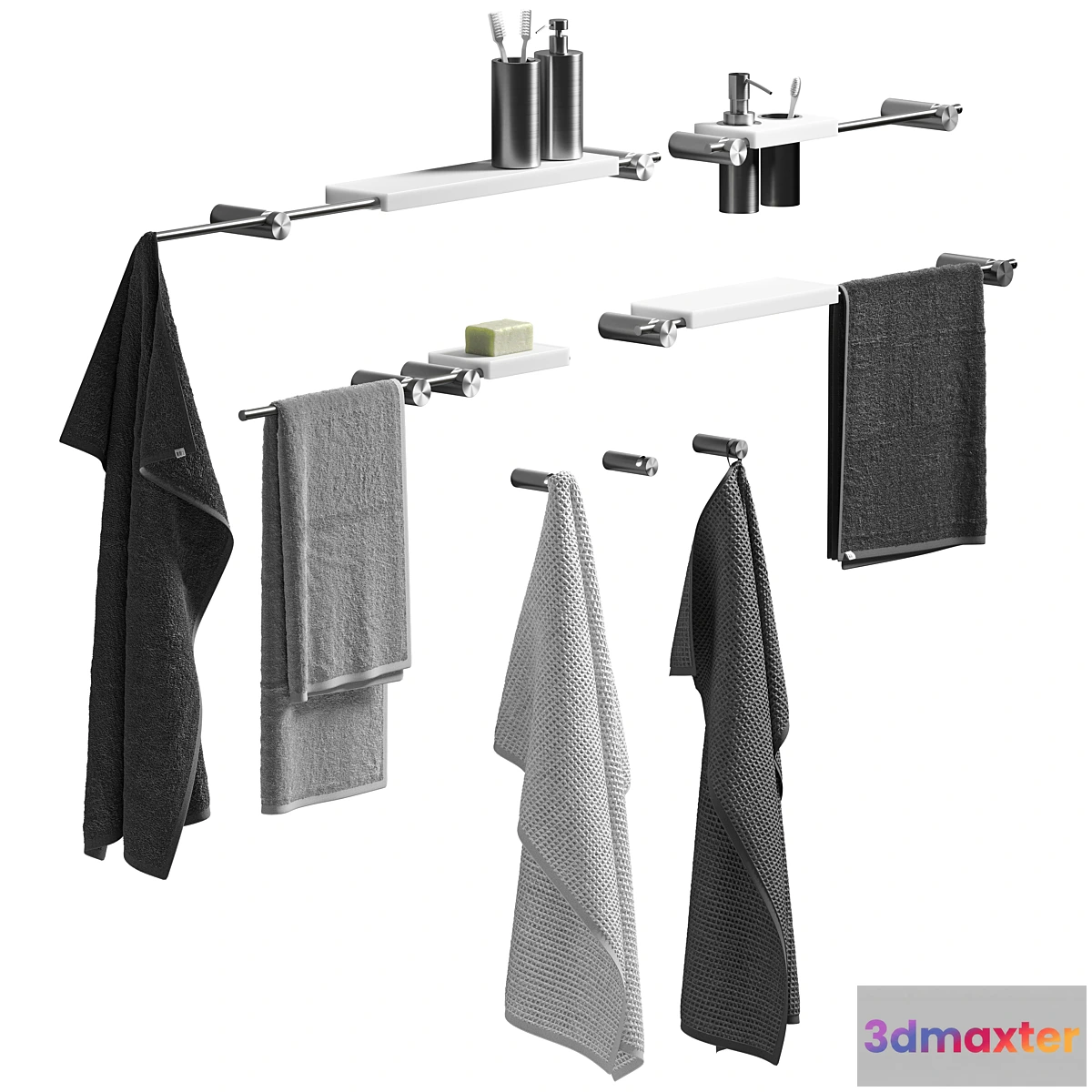 1322061 - bathroom set 1 3D Max