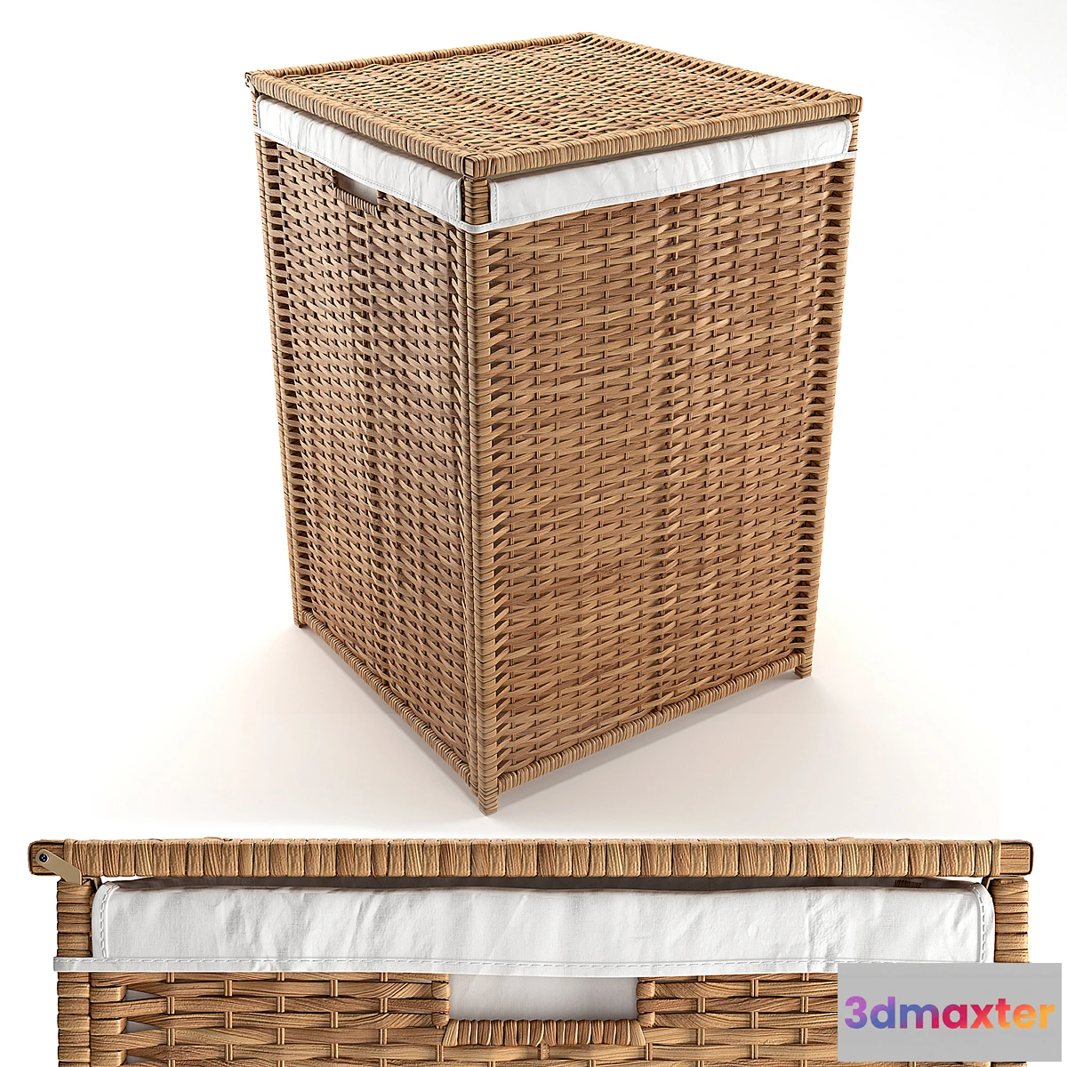 1326664 - Laundry Basket Branes Ikea 3D Max