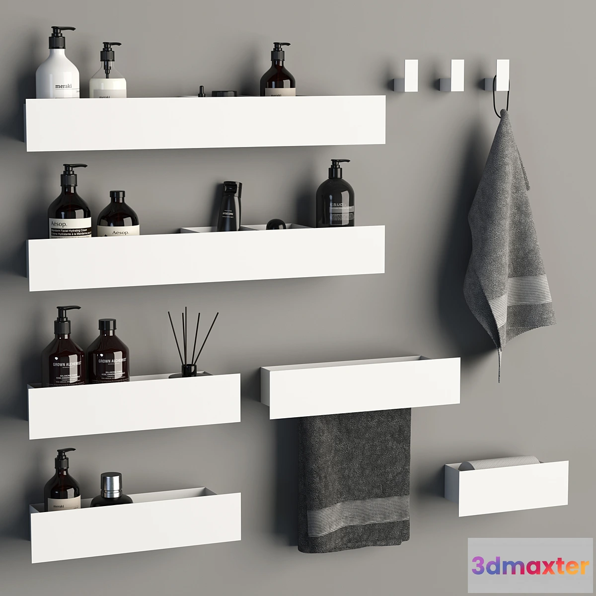 1327329 - Bathroom accessories 23 3D Max