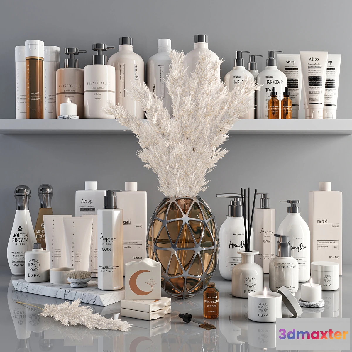 1331513 - Bathroom Decorative Set 01 3D Max