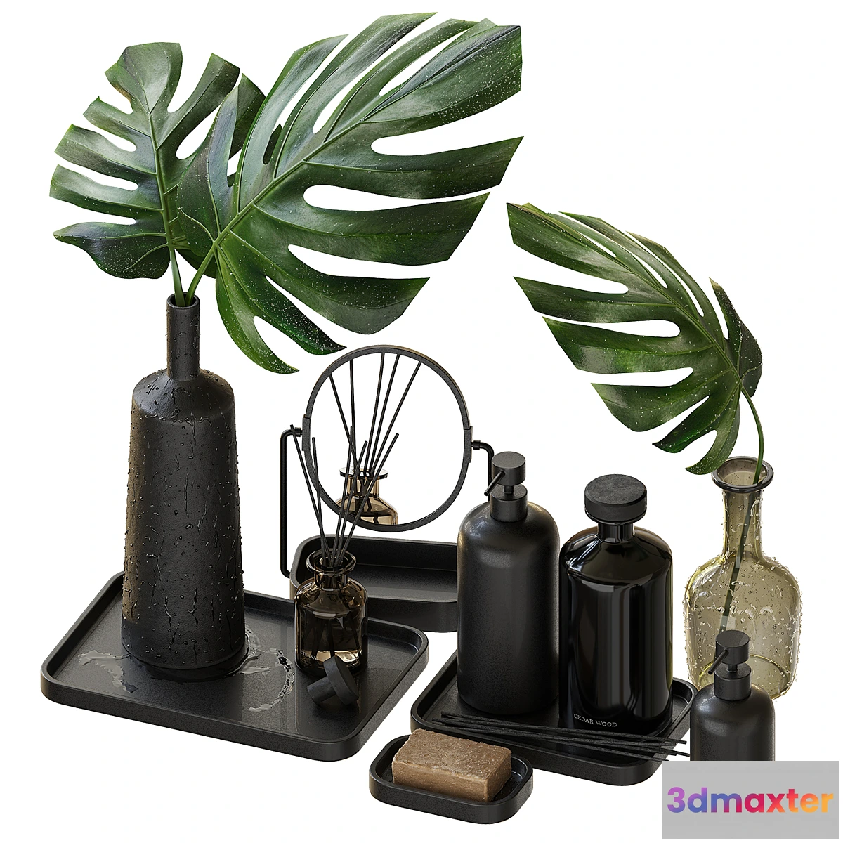 1332642 - Decorative set ZARA HOME 01 - No.2 3D Max