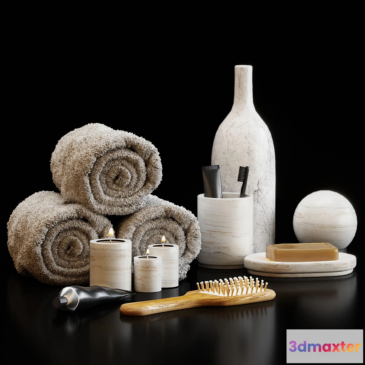 1332872 - Salavatori bath decor set 3D Max