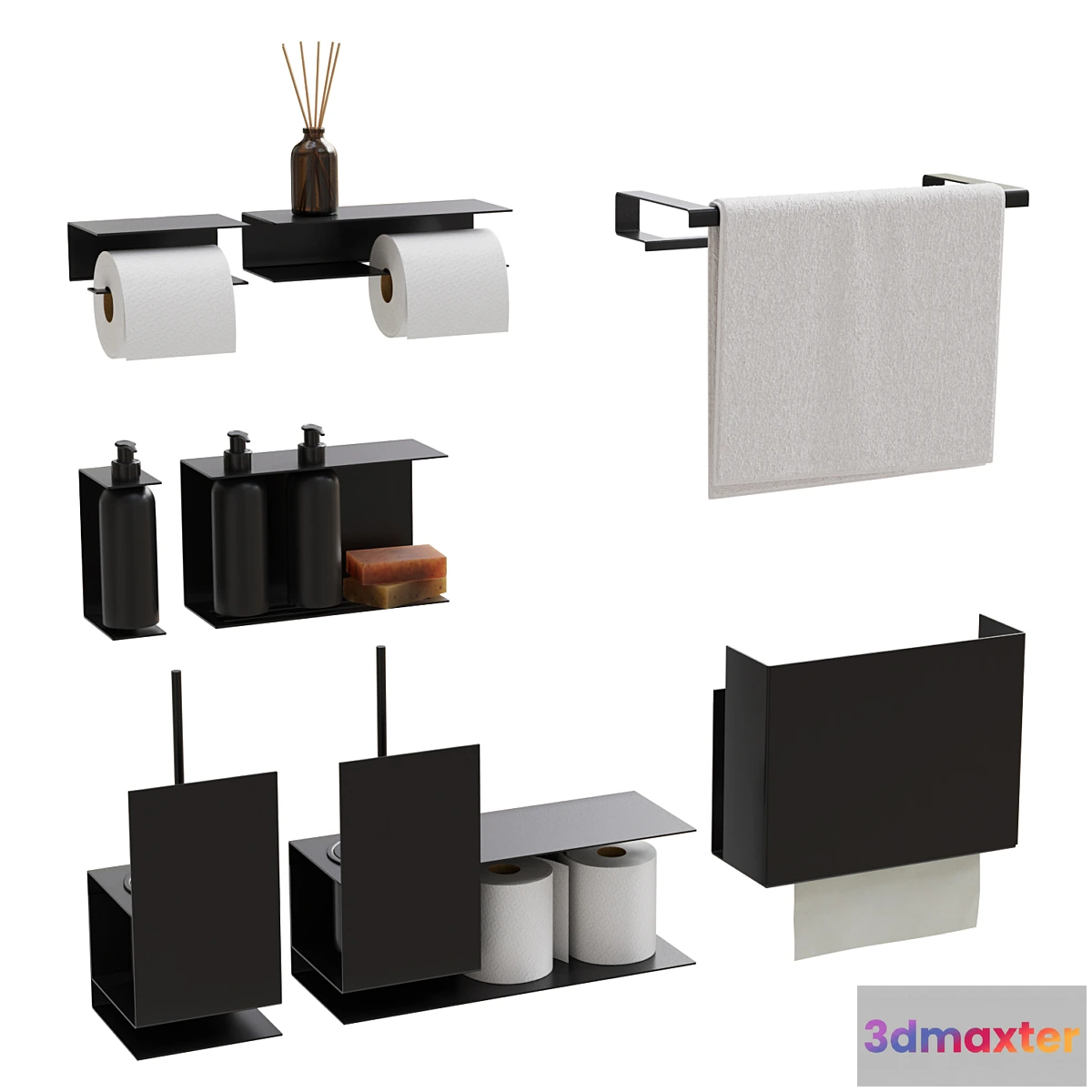 1332912 - Bathroom accessories - No.3 3D Max