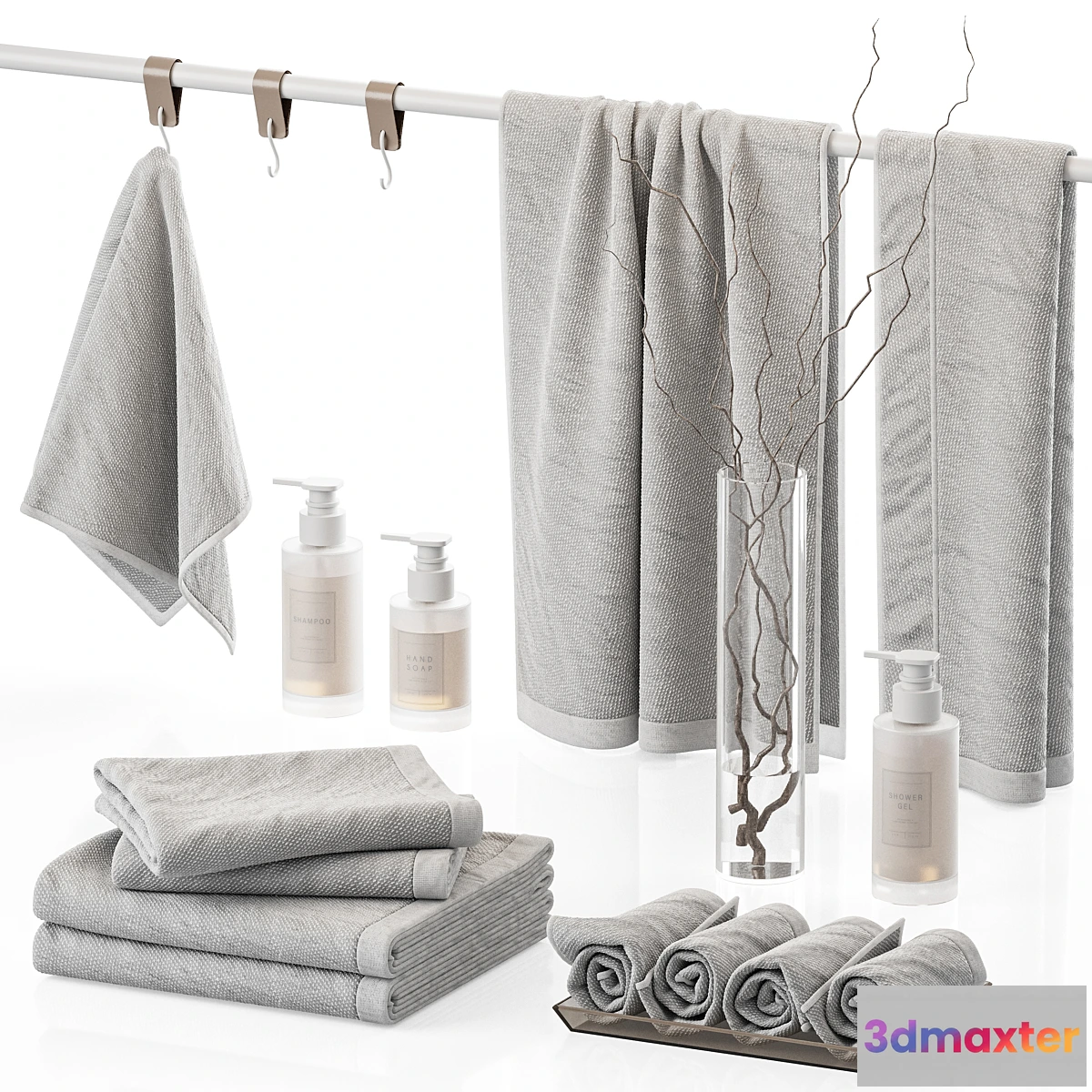 1332946 - Decorative set for bathroom 04 - No.2 3D Max