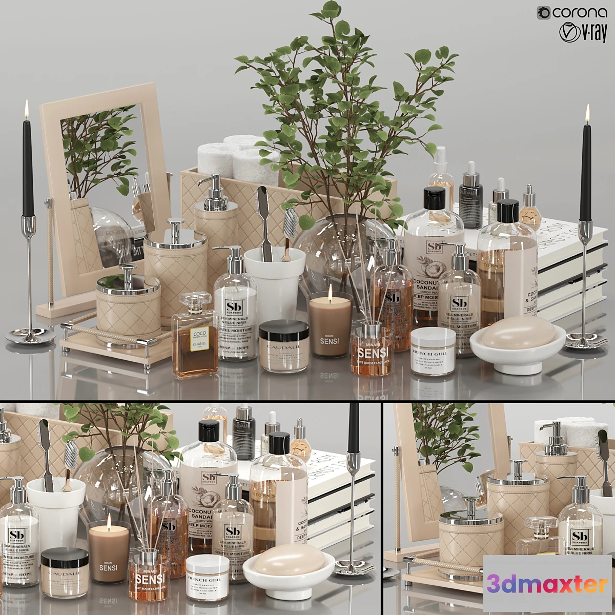 1333554 - bathroom accessories 06 - No.2 3D Max