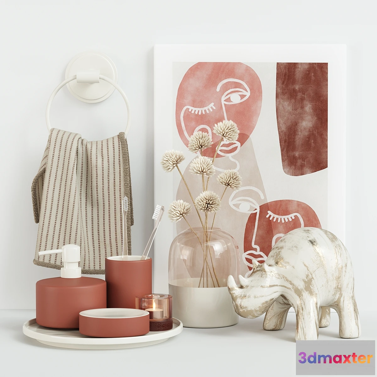 1336056 - Bathroom Decorative Set - No.3 3D Max