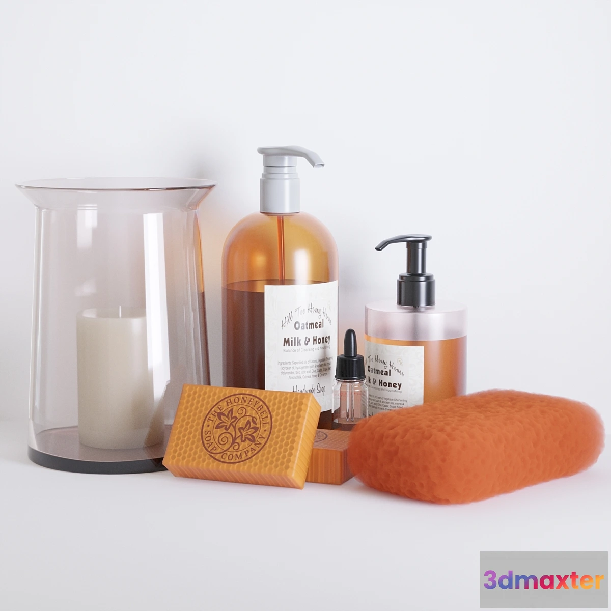 1336925 - Bathroom honey decor 3D Max