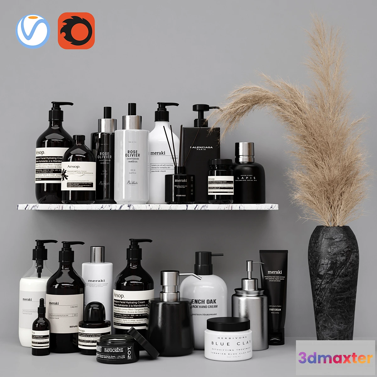 1337260 - Bathroom accessories 14 - No.2 3D Max