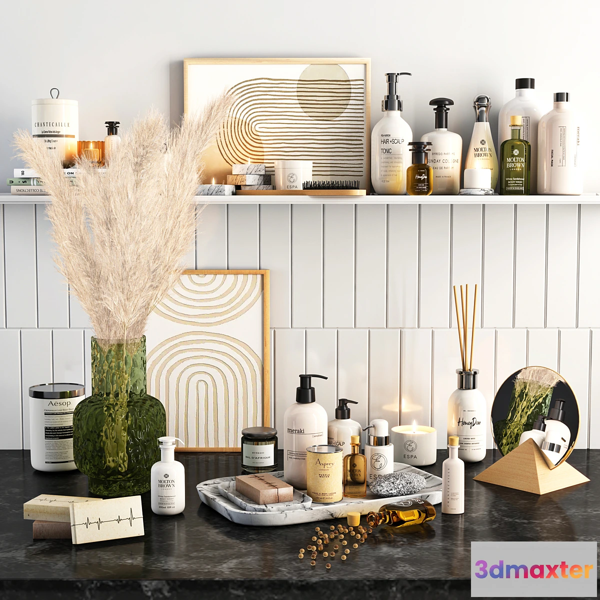 1337485 - Bathroom Decorative Set 02 3D Max