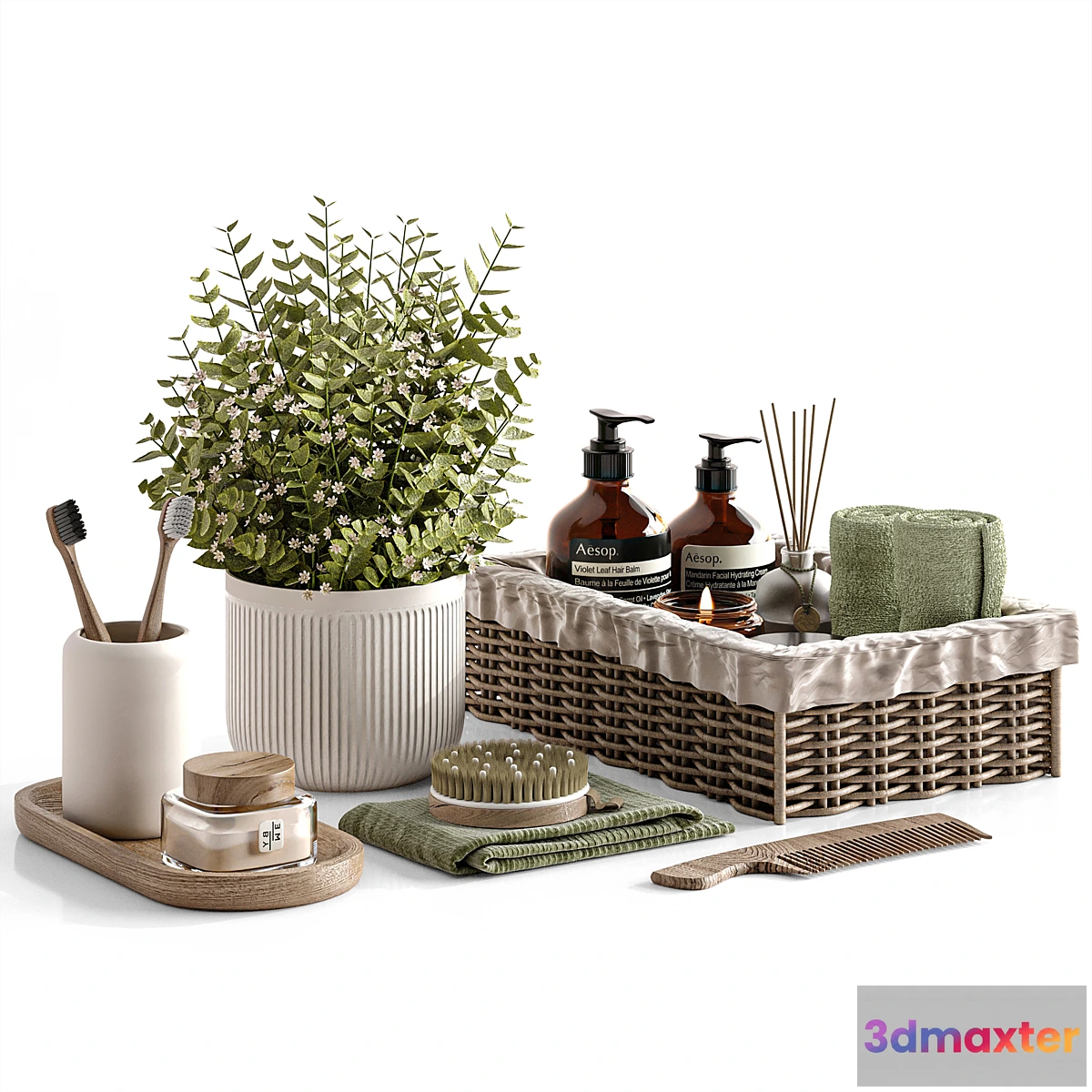 1342633 - bathroom accessories 01 3D Max