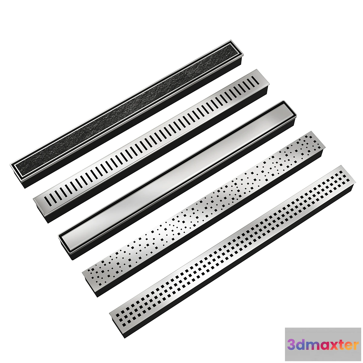 1346202 - Shower Traps Kit 3D Max