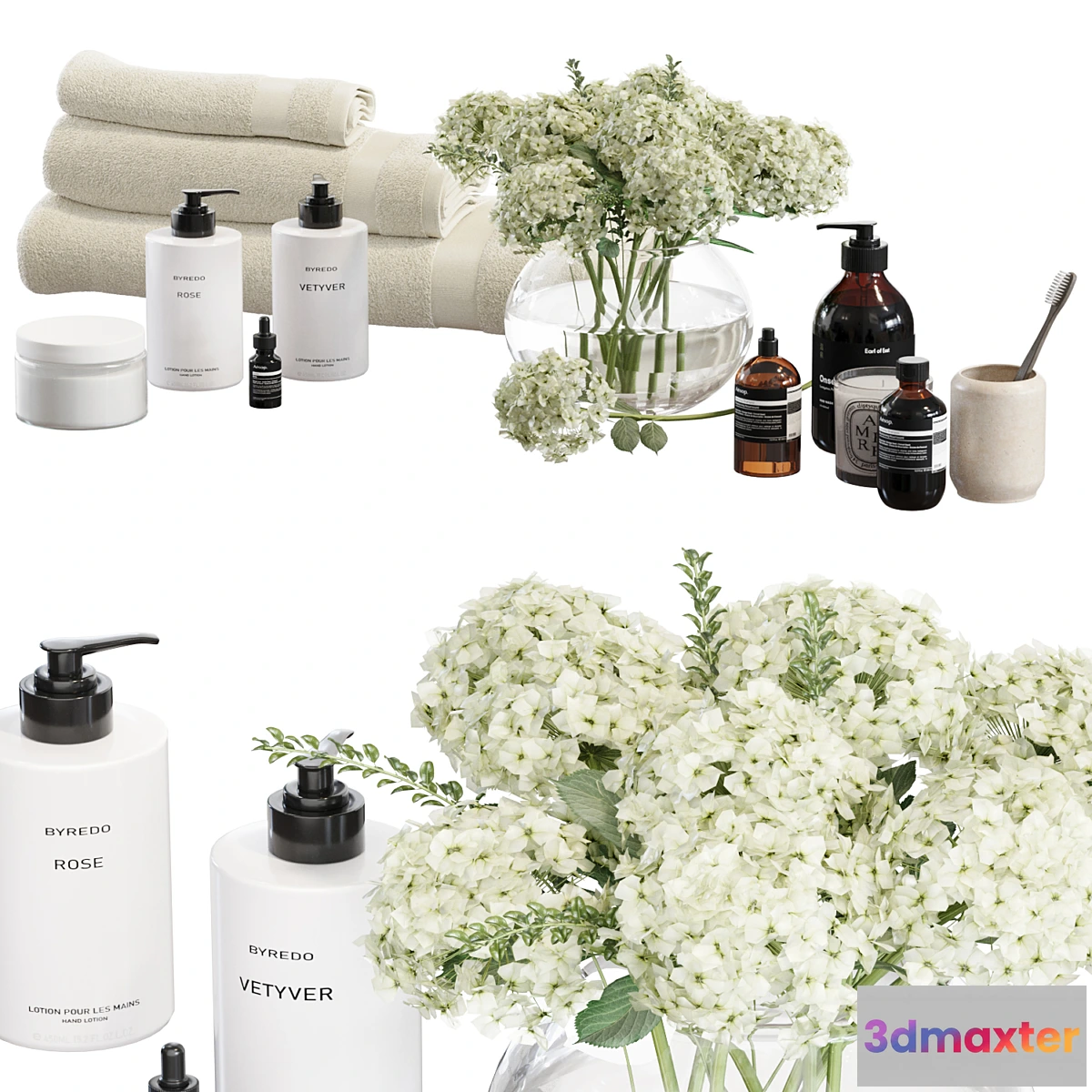 1348164 - Bathroom Decorative set - No.2 3D Max