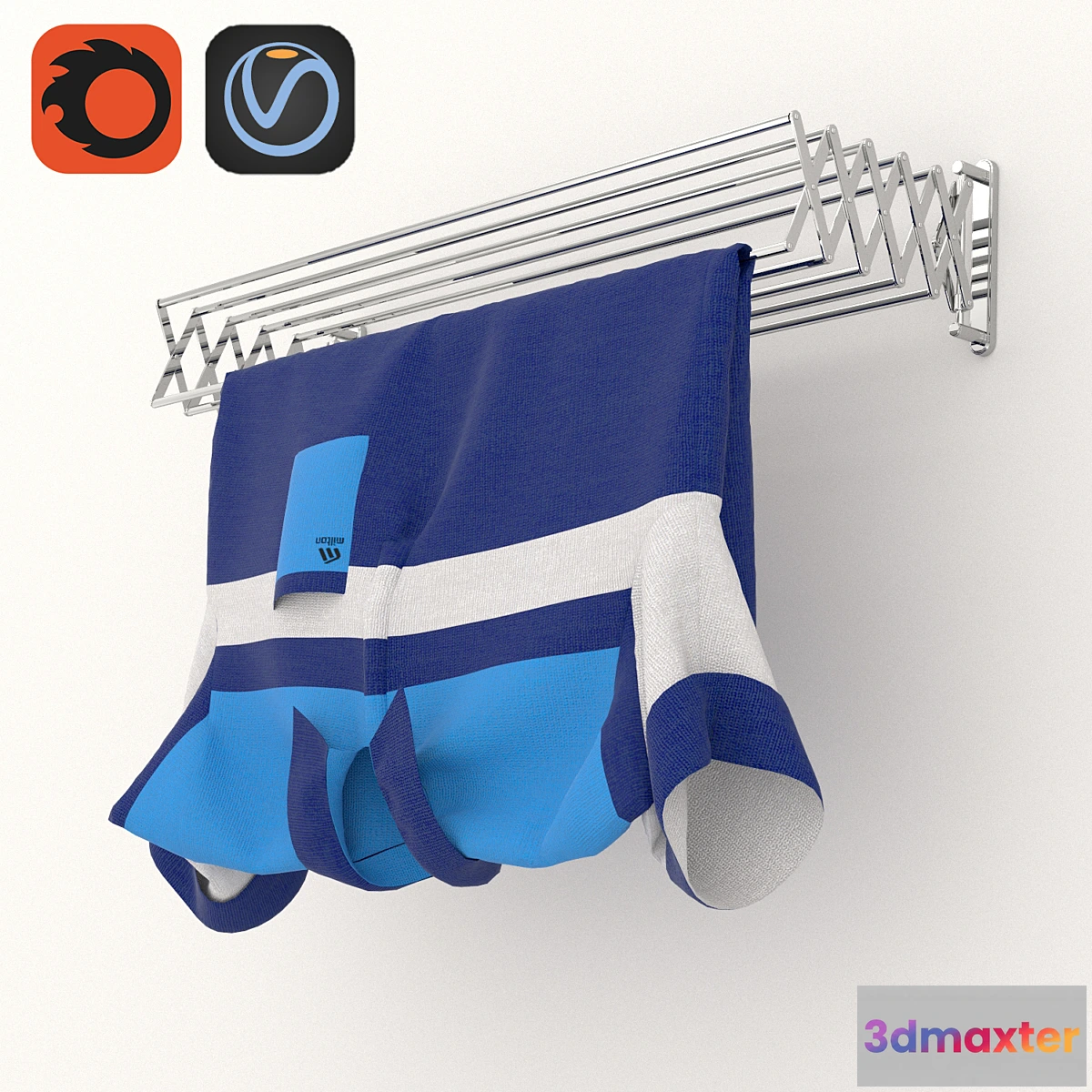 1353454 - Clothes dryer DECOR WALTHER - DW 700 - No.2 3D Max