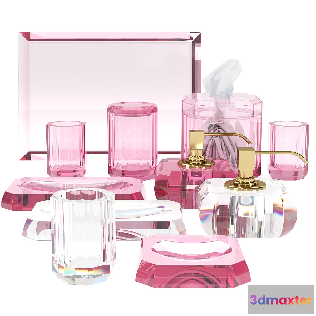 1357749 - Bathroom Accessories Decor Walther KRISTALL 3D Max