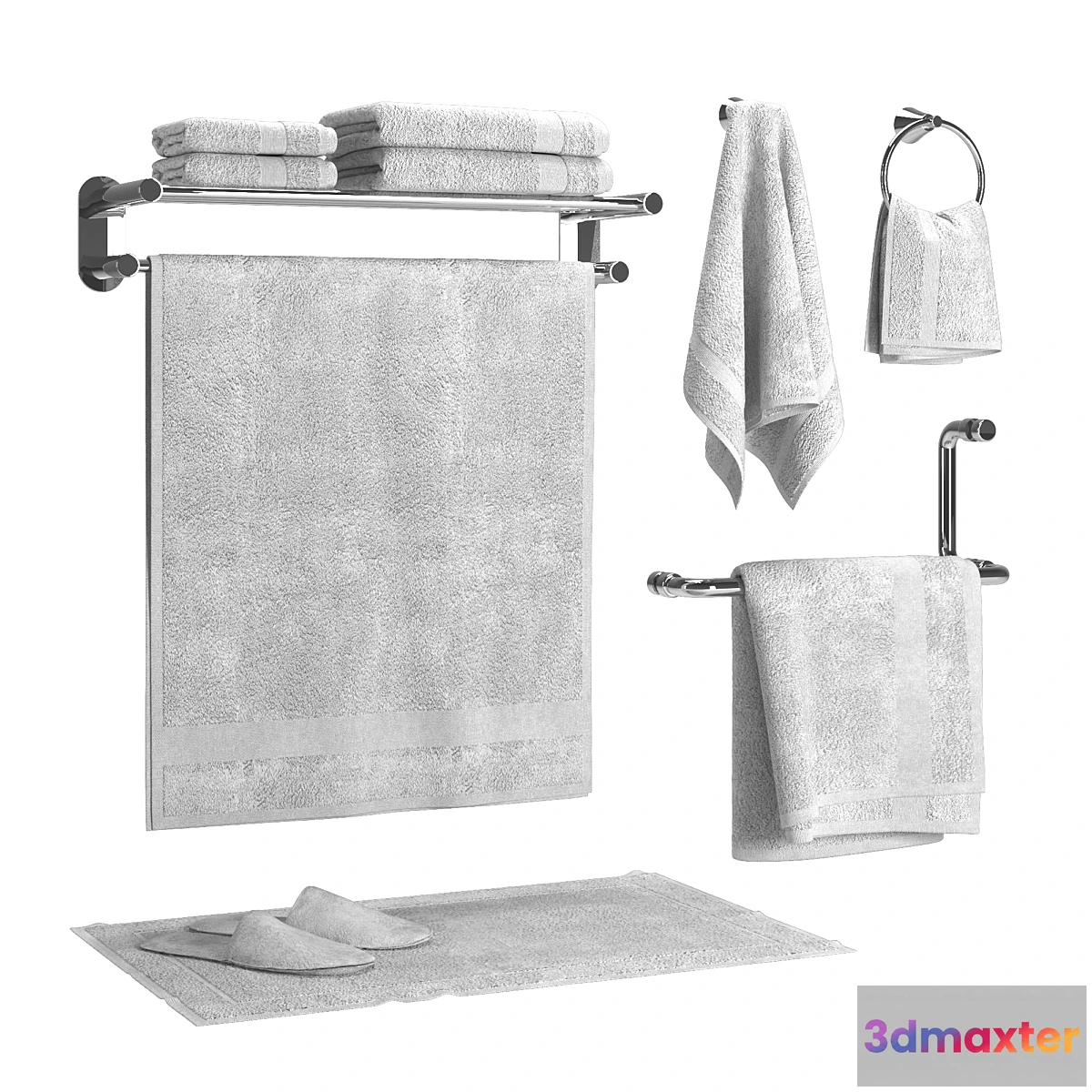 1357863 - Towels Set 01 3D Max