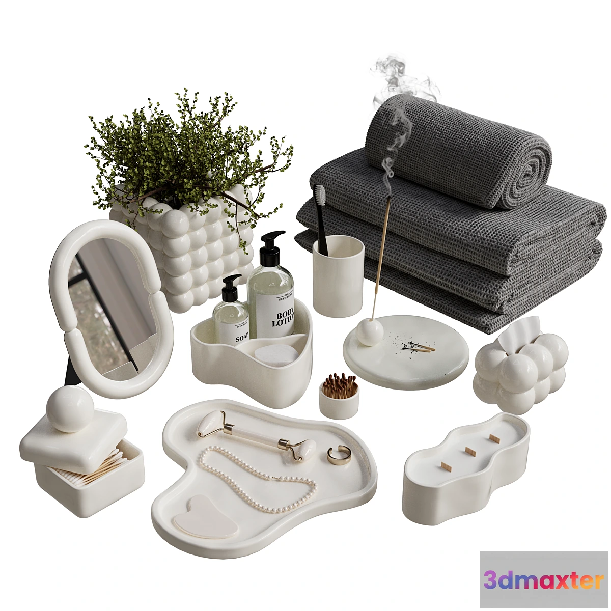 1396750 - Bathroom decor 2 3D Max