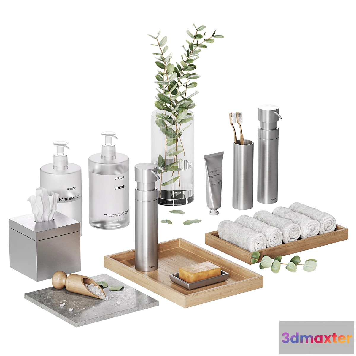 1399494 - Minimalist bathroom accessories 3D Max