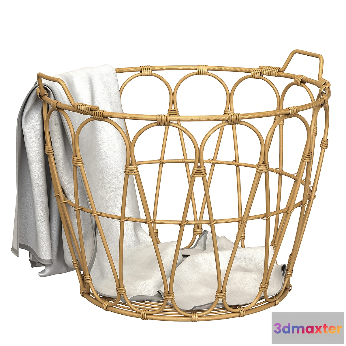 1400314 - Snidad Ikea basket rattan 3D Max