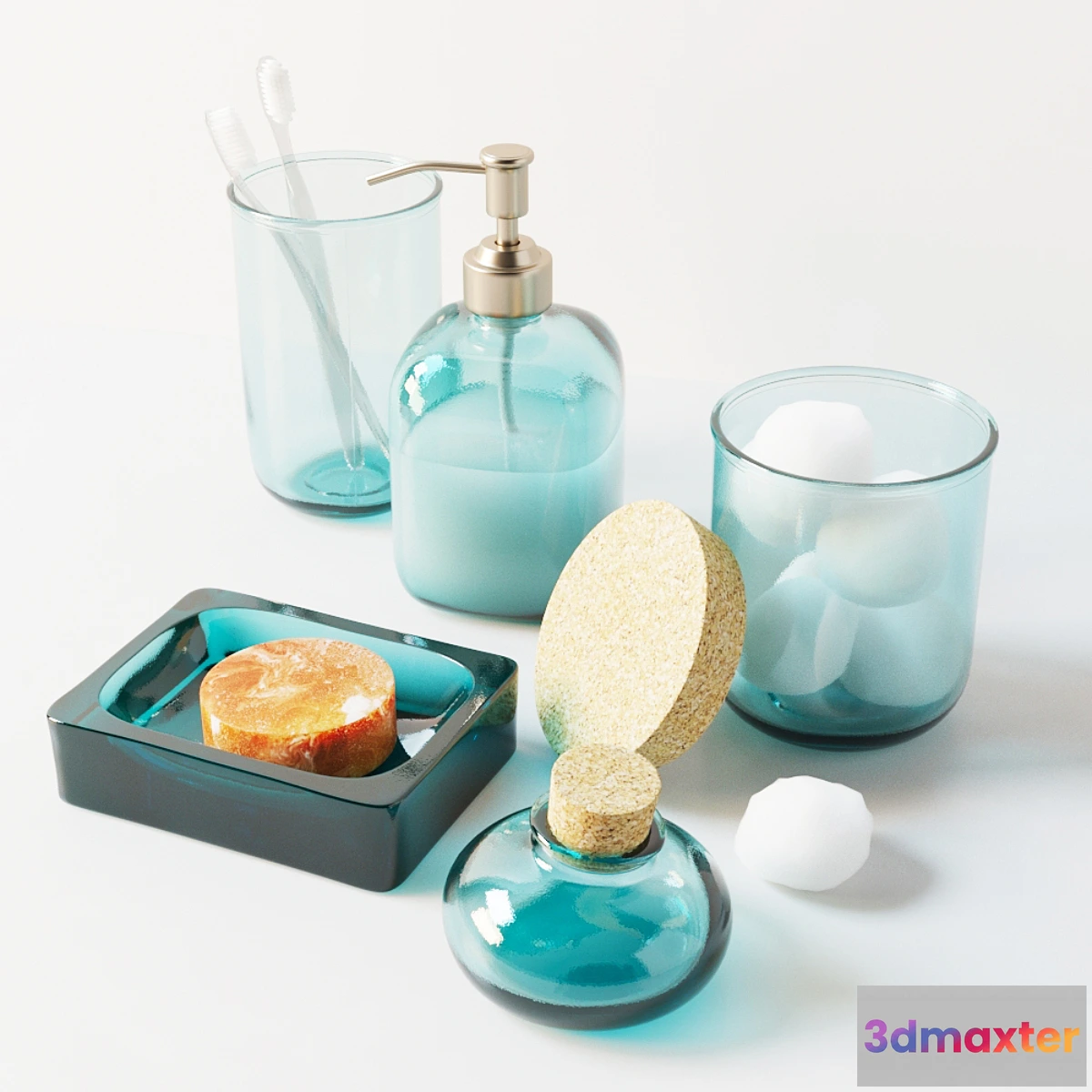 1401532 - Bath accessories Moroshka Naturel 3D Max