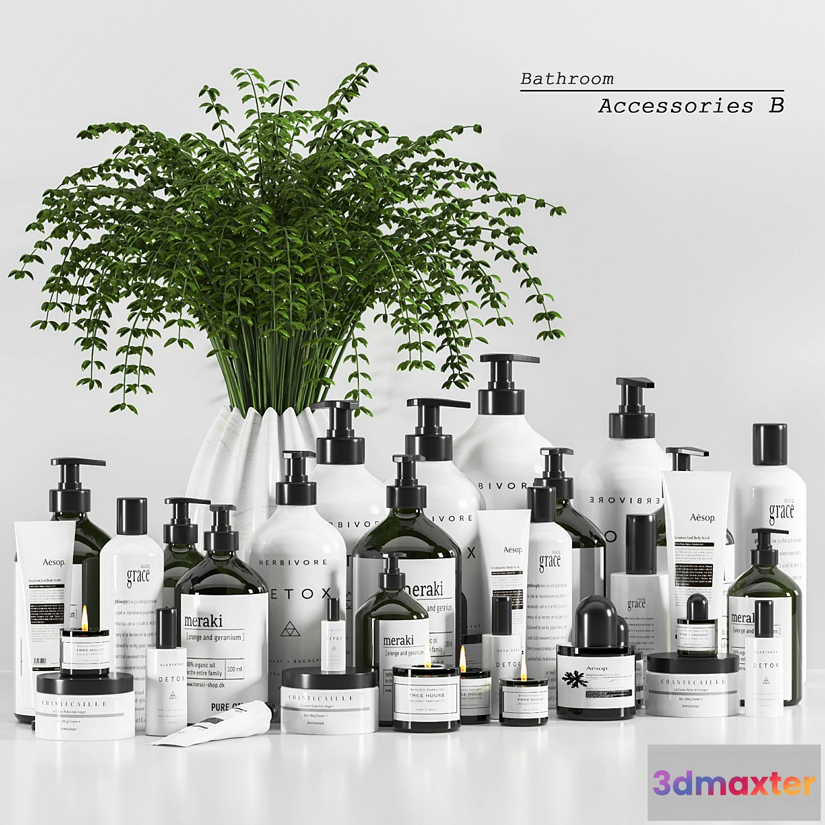 1402618 - Bathroom Accessories B 3D Max