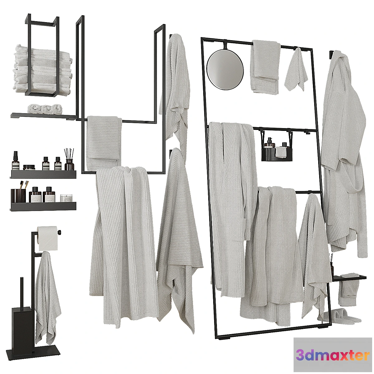 1402752 - Decorative bathroom set 206 3D Max