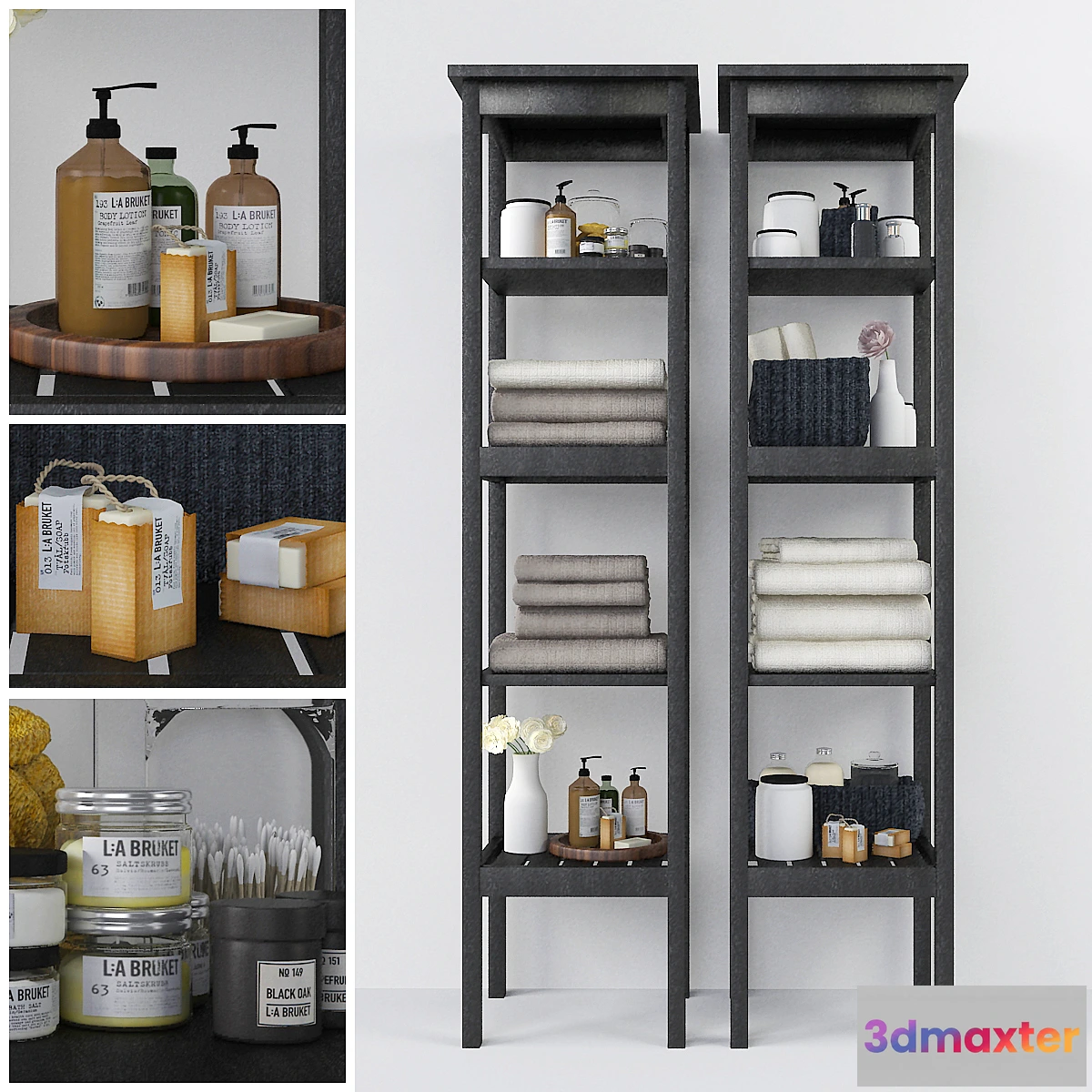 1403282 - Ikea Hemnes bathroom set # 3 3D Max