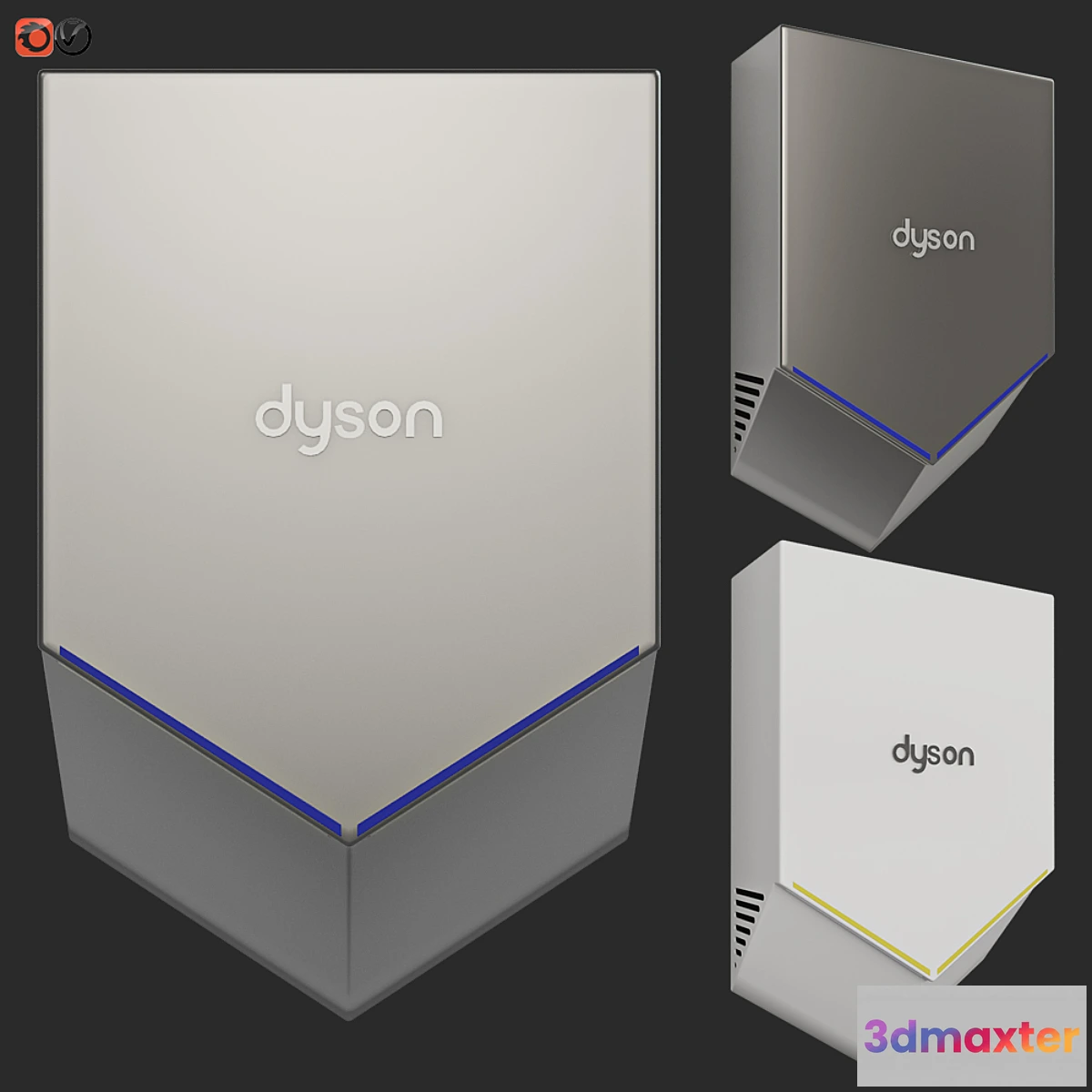 1405274 - Hand Dryer Dyson Airblade V 3D Max