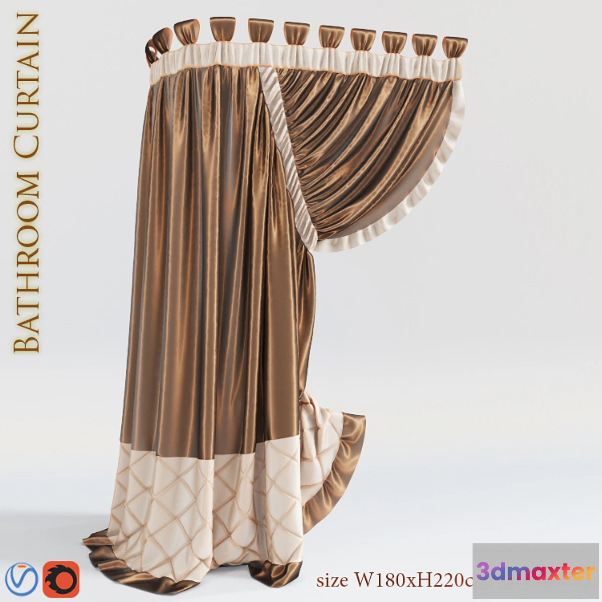 1409960 - Curtain in bathroom 3D Max