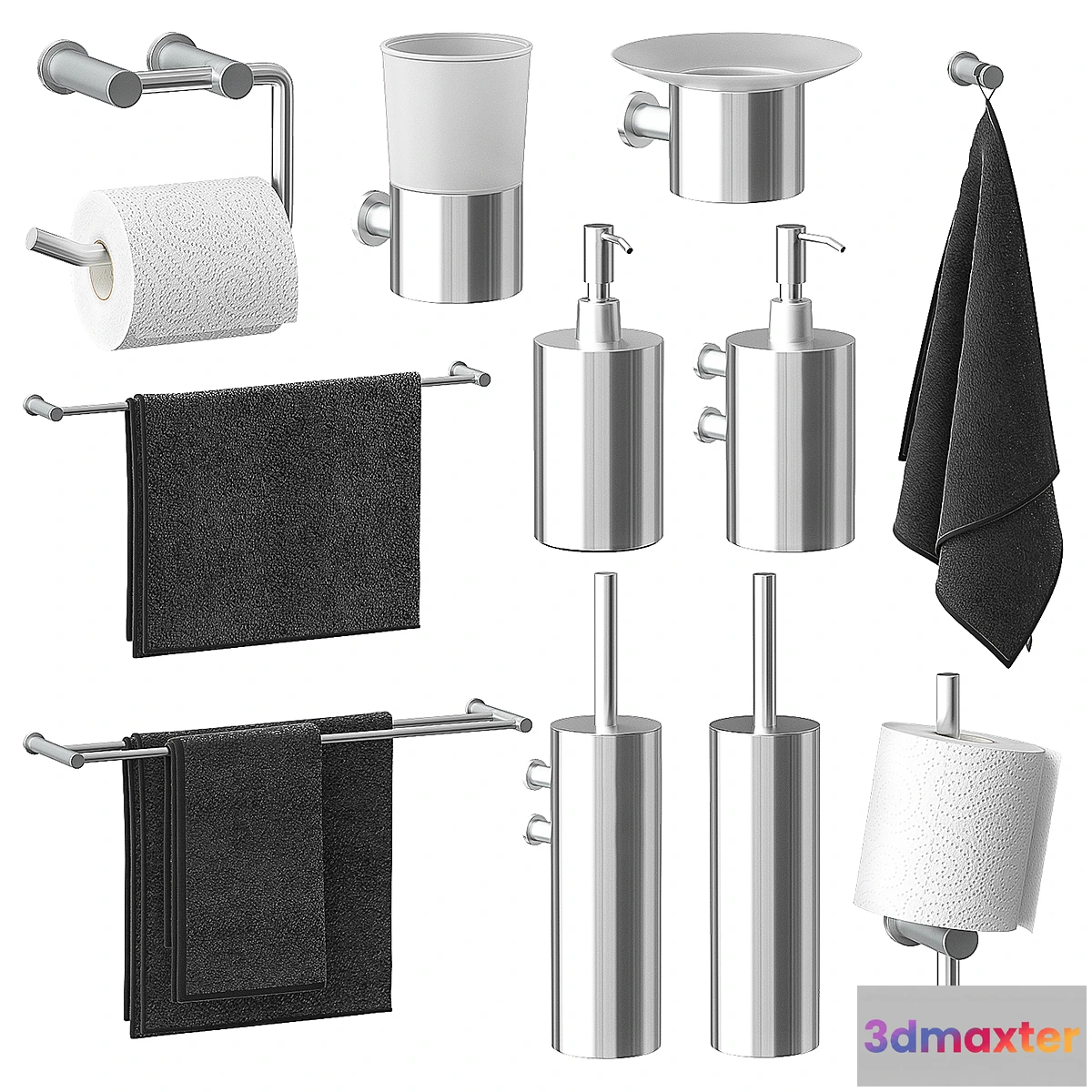 1412910 - CISAL Xion bath accessories 3D Max