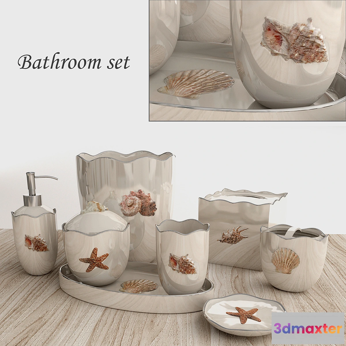 1424398 - Bathroom set 3D Max