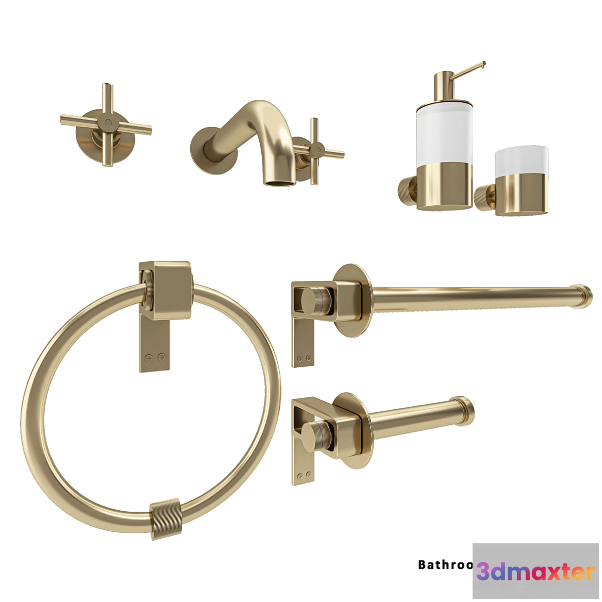 1424760 - bathroom accessories 3D Max