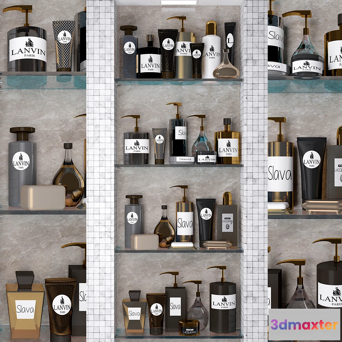 1425340 - Decor for bathroom_03 3D Max