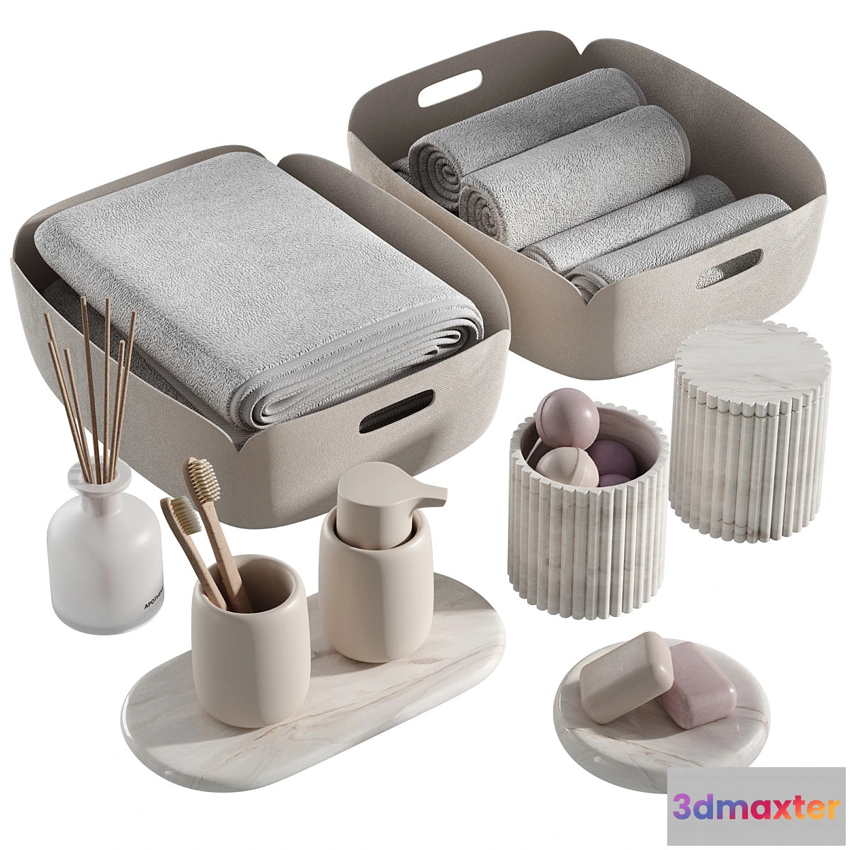 1427126 - Bathroom decor 02 3D Max