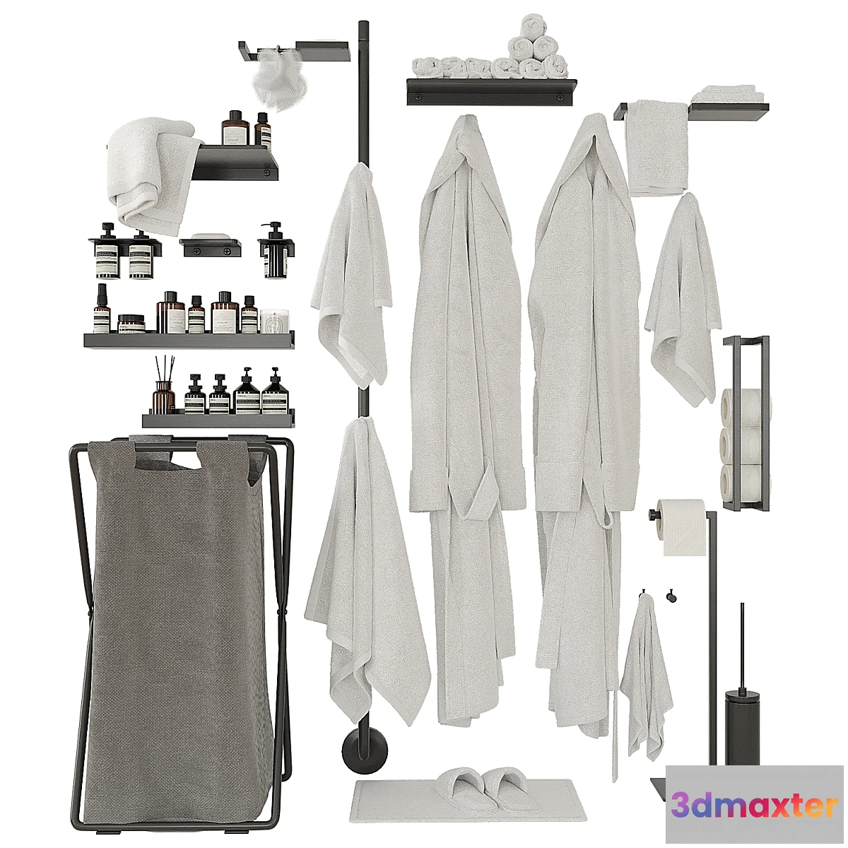 1428152 - Decorative set for the bathroom 302 3D Max