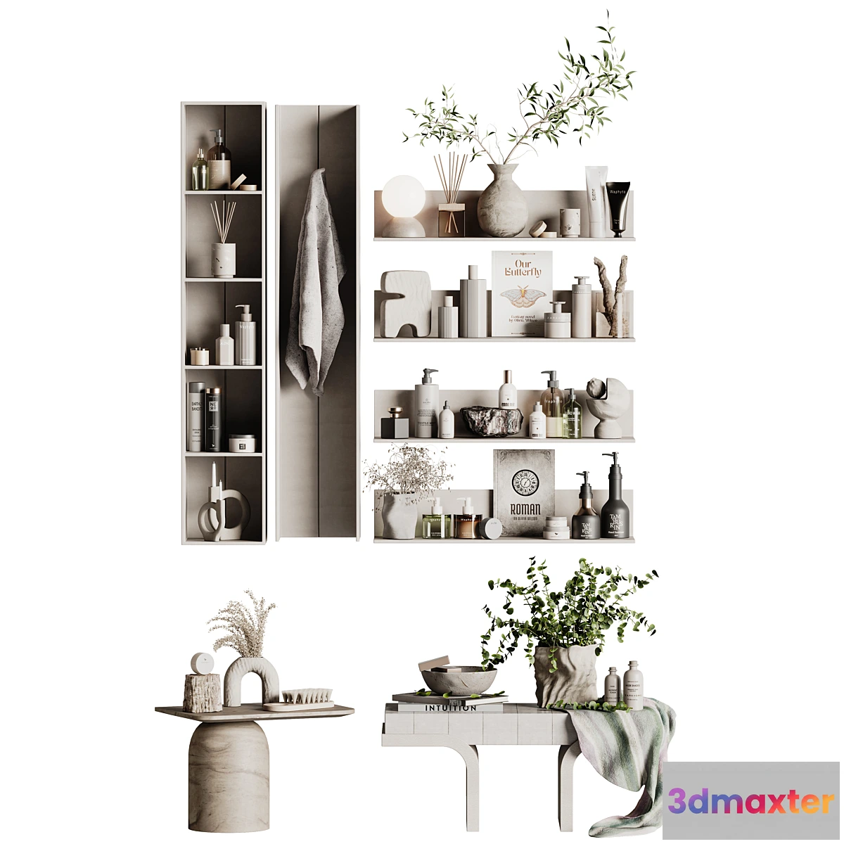 1433528 - Bathroom Accessories Set 04 3D Max