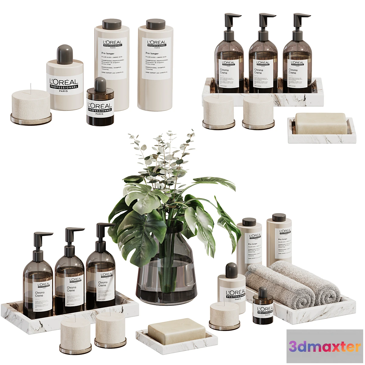 1434510 - Decorative bathroom set 04 3D Max