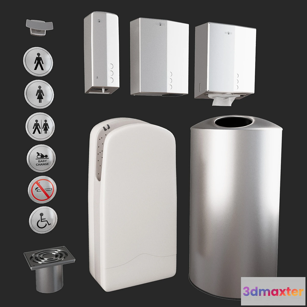 1435944 - NOFER washSETmat # 01 3D Max