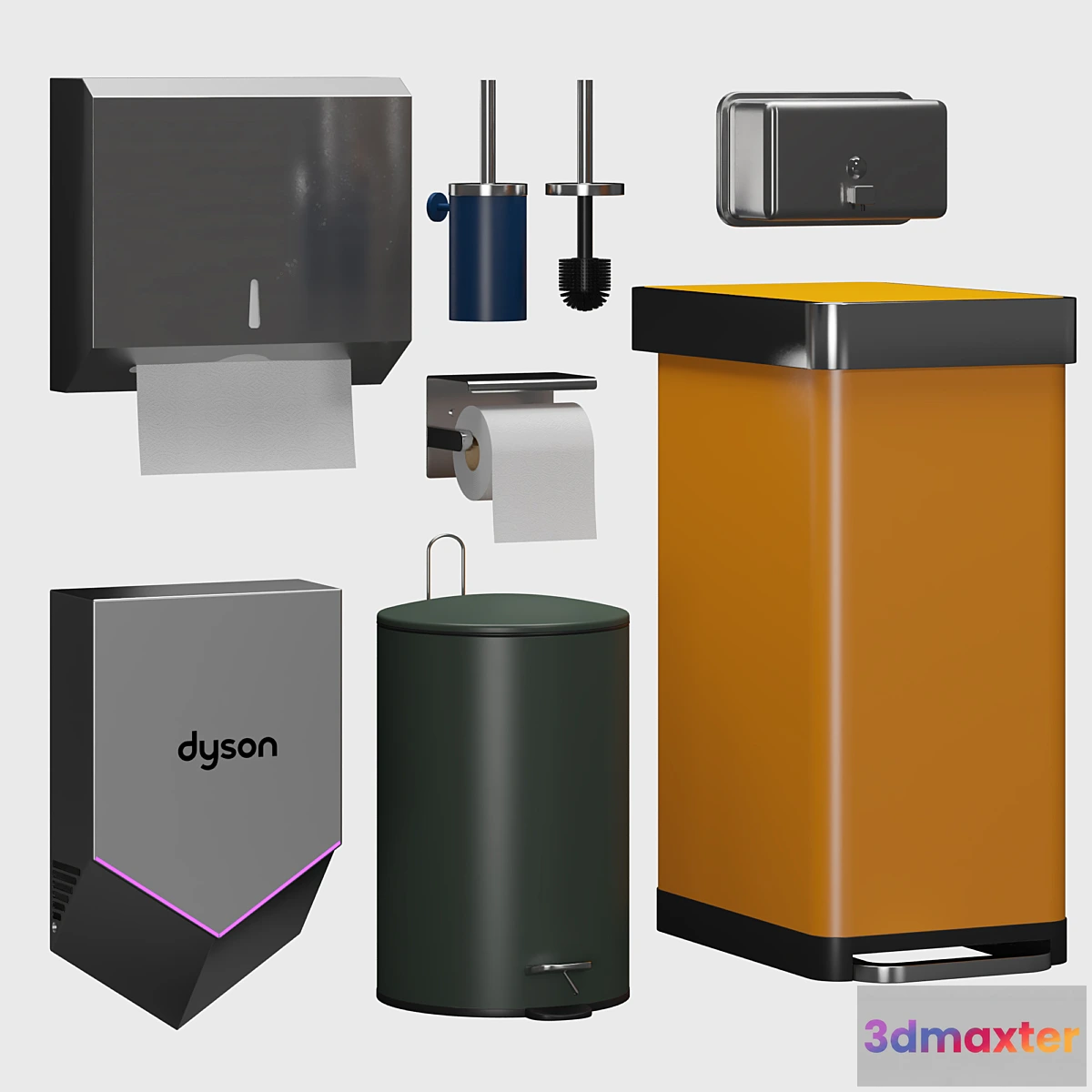 1435946 - Bathroom accessories set-1 3D Max