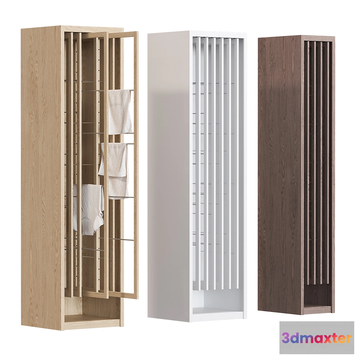 1437504 - Clothes dryer in the closet 3D Max