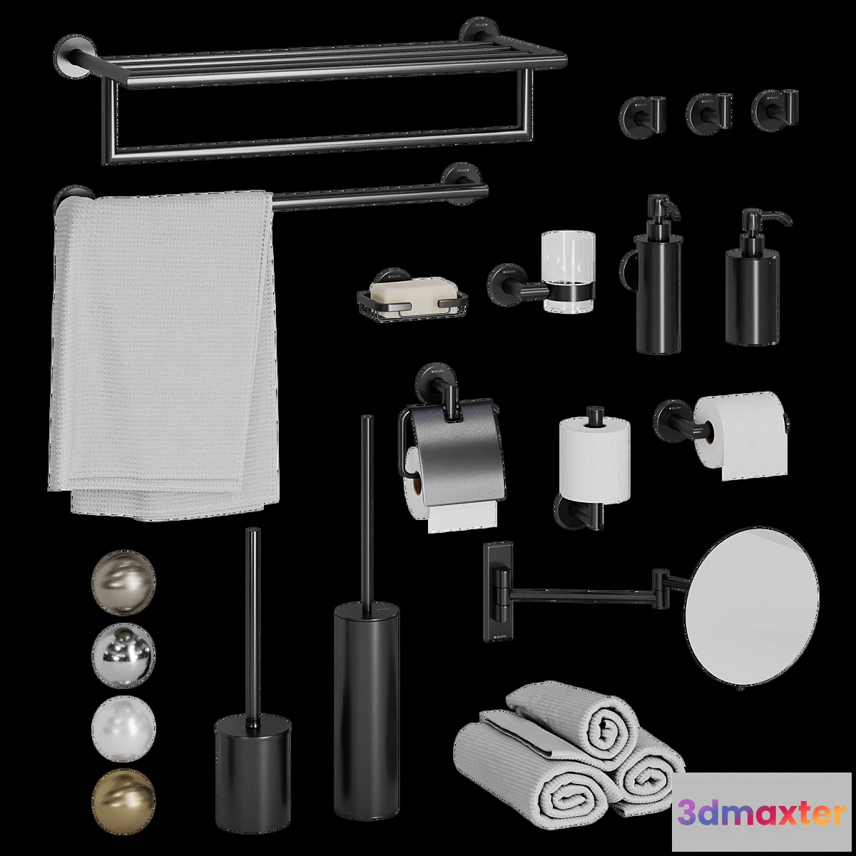 1437714 - Bathroom accessories - Bruma Maris 3D Max