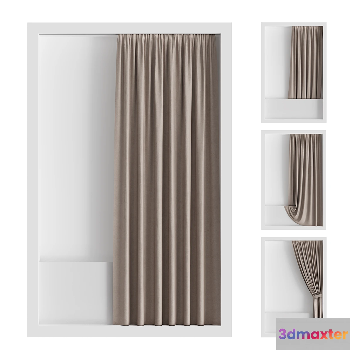 1440300 - shower curtain 3D Max